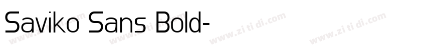 Saviko Sans Bold字体转换 Saviko Sans Bold字体转换
